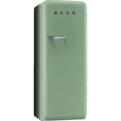 Smeg FAB28QV1 60cm 'Retro Style' Fridge and Ice Box in Pastel Green with Right Hand Hinge
